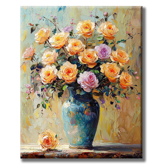 Vase of Spring - Paint by Numbers