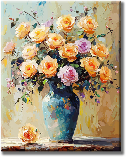 Vase of Spring - Paint by Numbers