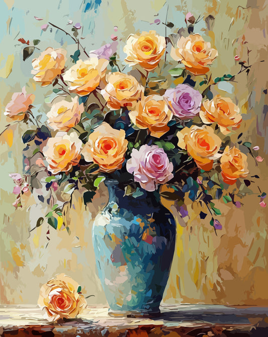Vase of Spring - Paint by Numbers