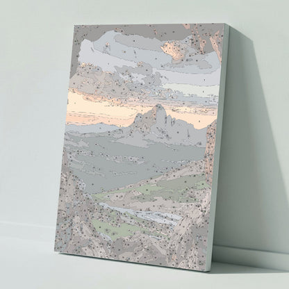 Hidden Path at Dawn - Paint by Numbers
