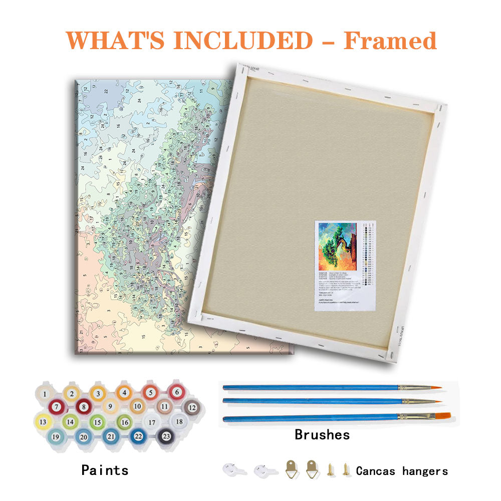 Vibrant Serenity - Paint by Numbers Kit