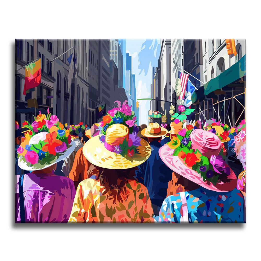Vibrant Street Carnival – Paint by Numbers Kit