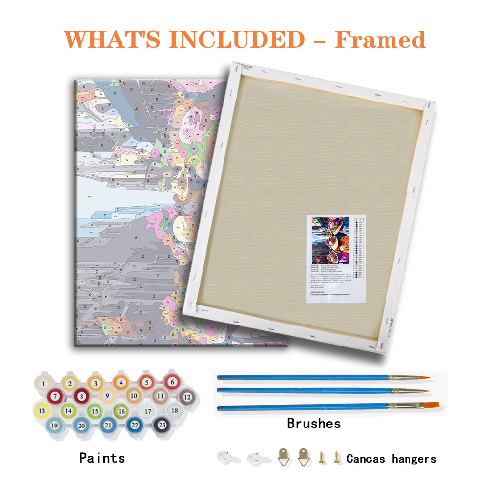 Vibrant Street Carnival – Paint by Numbers Kit