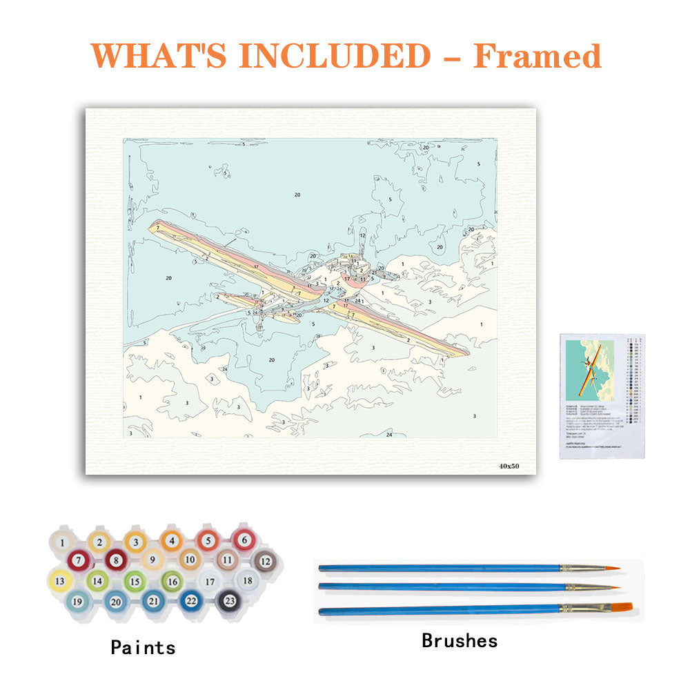Vintage Aviator - Paint by Numbers Kit