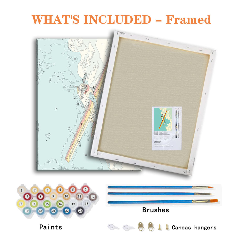 Vintage Aviator - Paint by Numbers Kit
