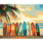 Waiting for Waves - Paint by Numbers Kit