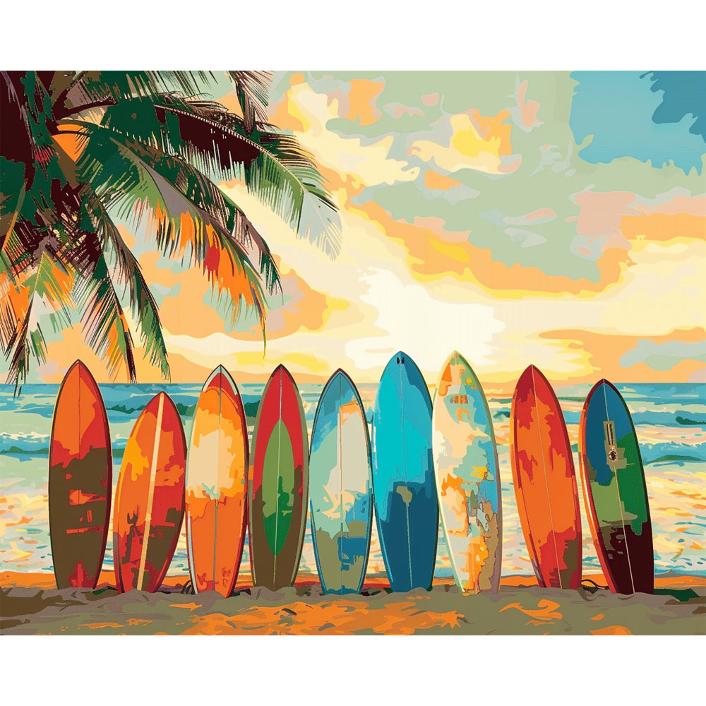 Waiting for Waves - Paint by Numbers Kit