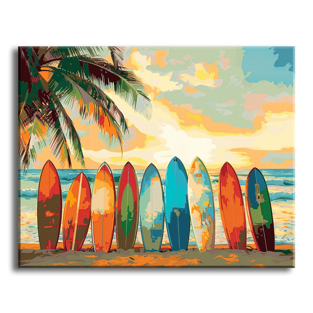 Waiting for Waves - Paint by Numbers Kit