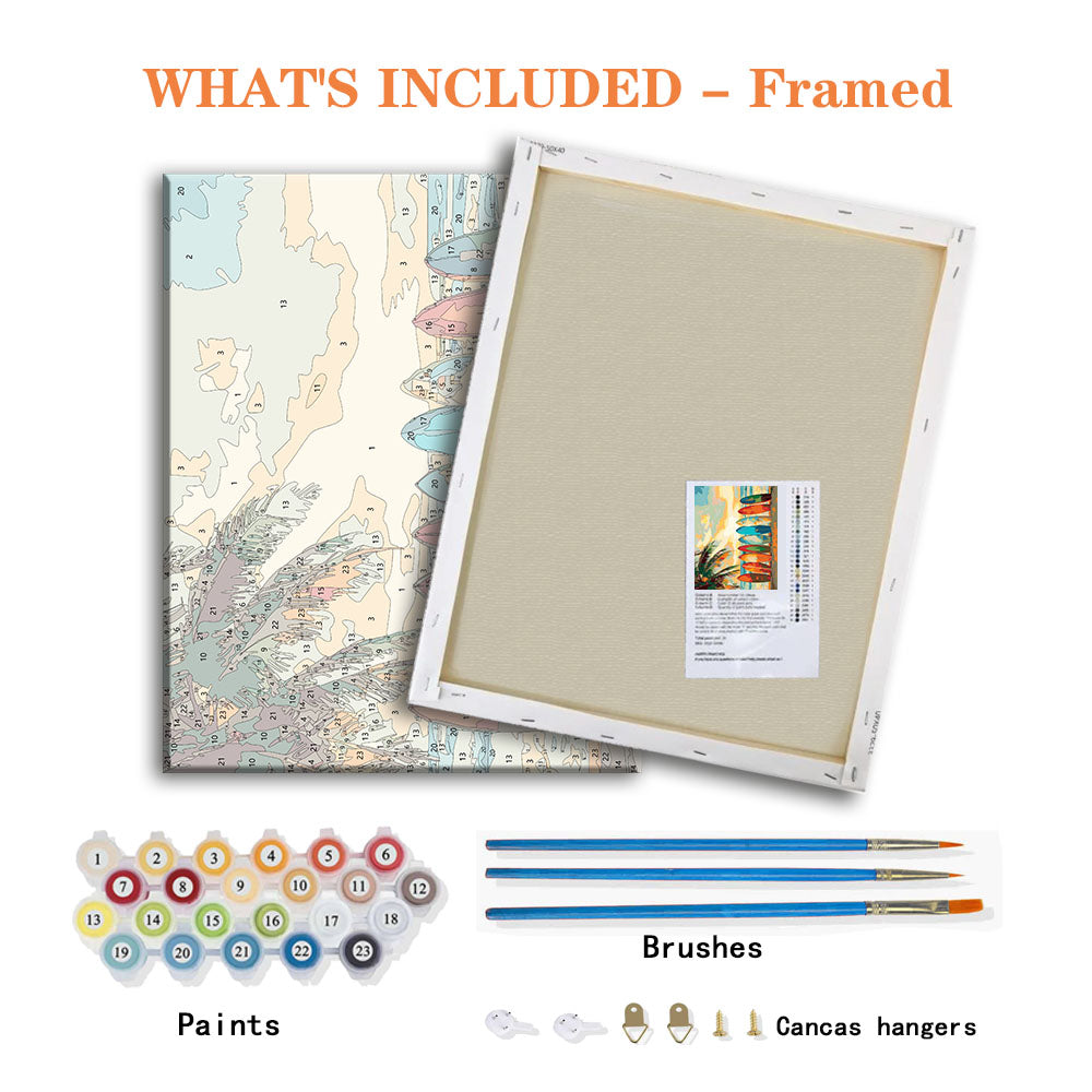 Waiting for Waves - Paint by Numbers Kit