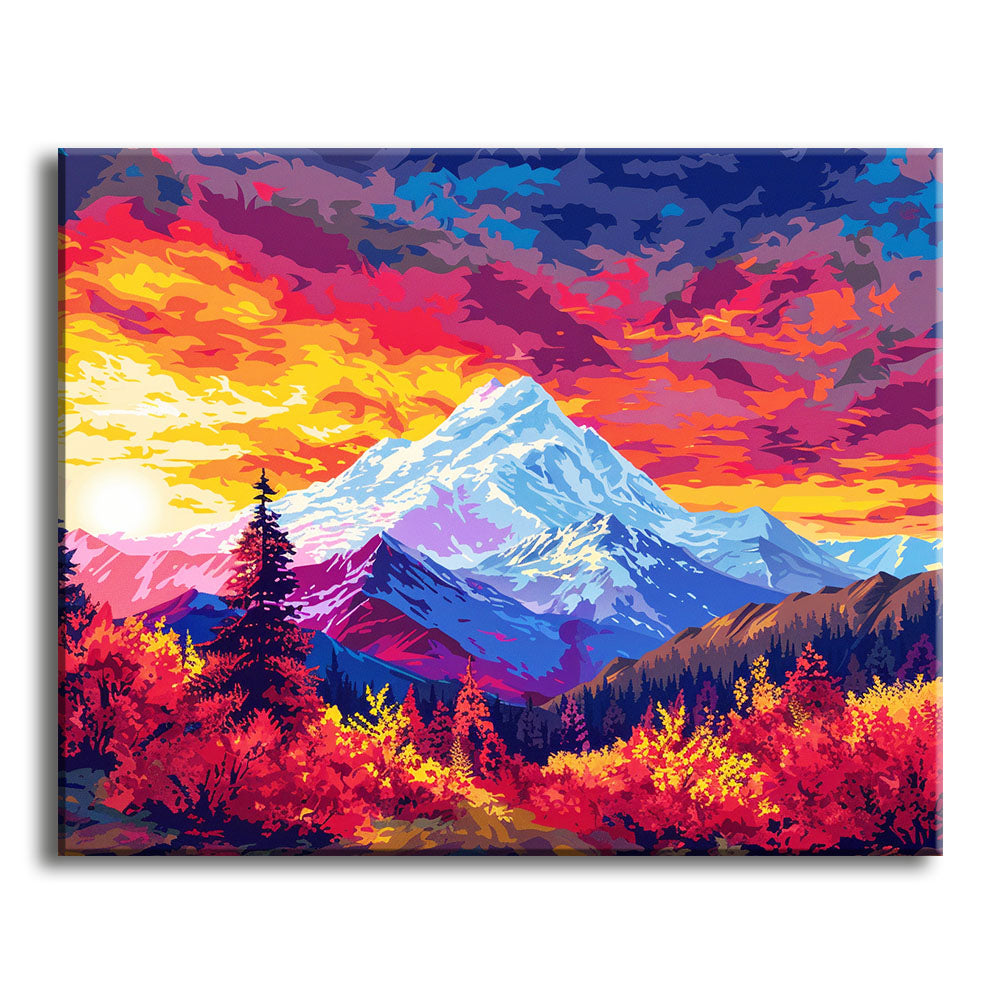 Wildfire Summit - Paint by Numbers Kit