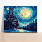 Winter Starry Night - Paint by Numbers Kit