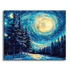 Winter Starry Night - Paint by Numbers Kit