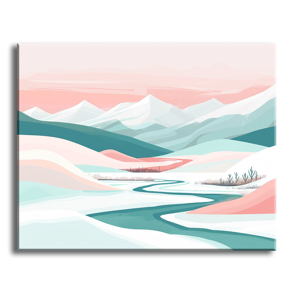 Winter's Blush - Paint by Numbers Kit