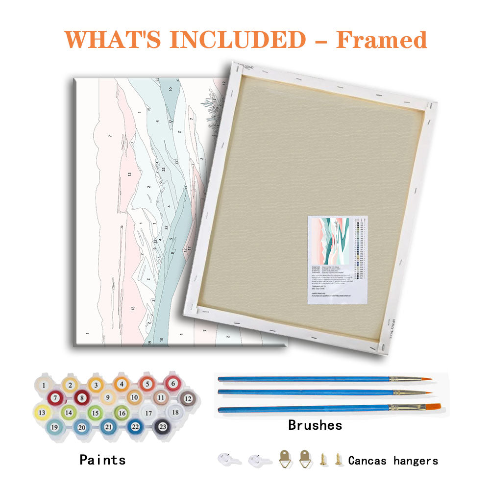 Winter's Blush - Paint by Numbers Kit