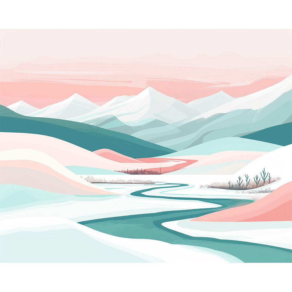 Winter's Blush - Paint by Numbers Kit