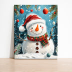 Winter's Joyful Snowman