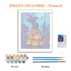 Witchy Cat's Halloween Magic – Paint by Numbers Kit