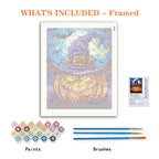 Witchy Pumpkin's Moonlight Dance – Paint by Numbers Kit