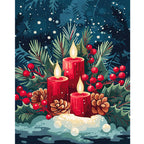 Yuletide Glow - Paint by Numbers Kit