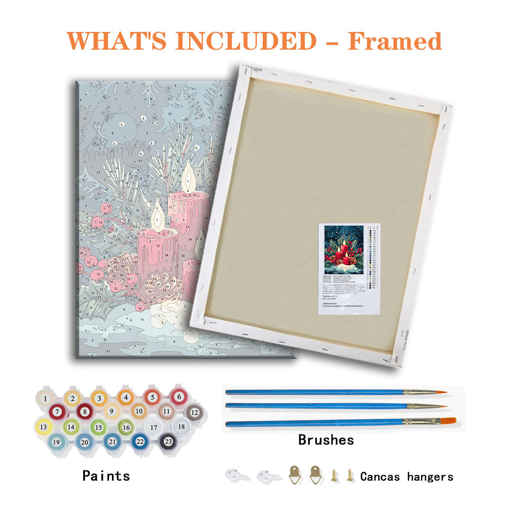 Yuletide Glow - Paint by Numbers Kit