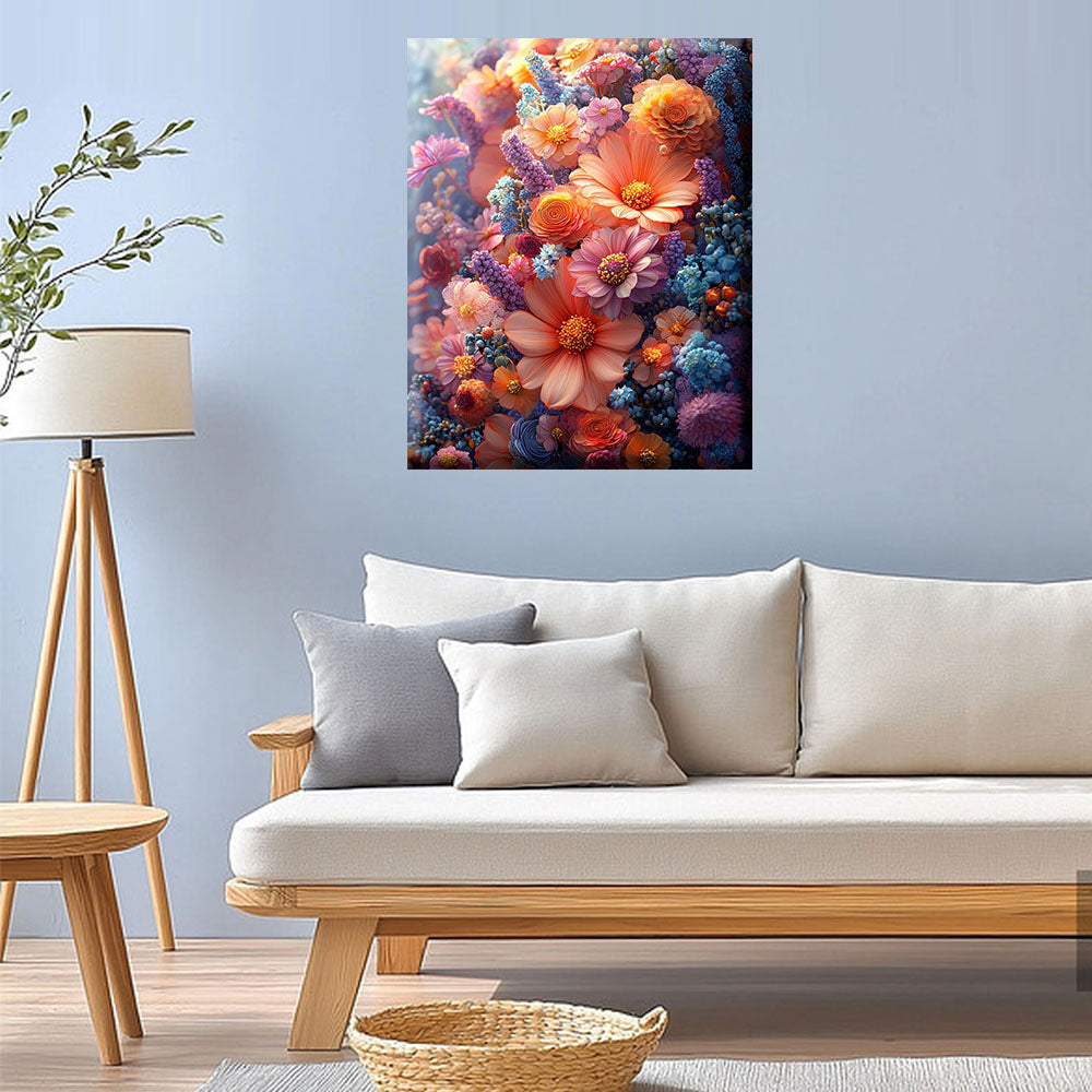 Delicate elegance - paint by numbers