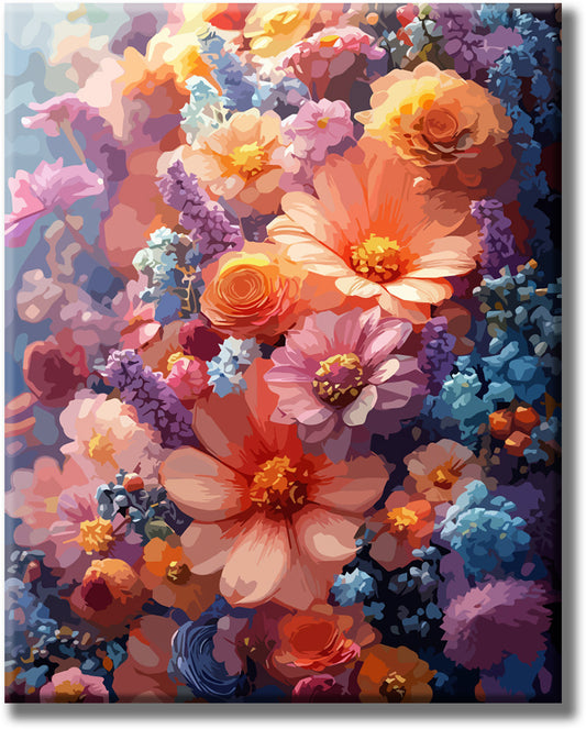 Delicate elegance - paint by numbers