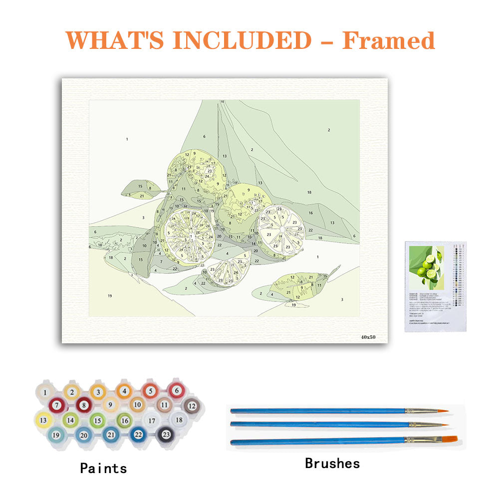 Zesty Radiance - Paint by Numbers Kit