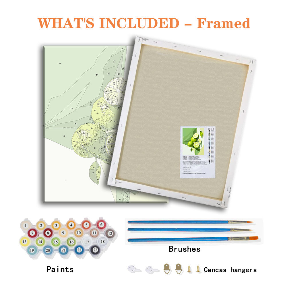 Zesty Radiance - Paint by Numbers Kit
