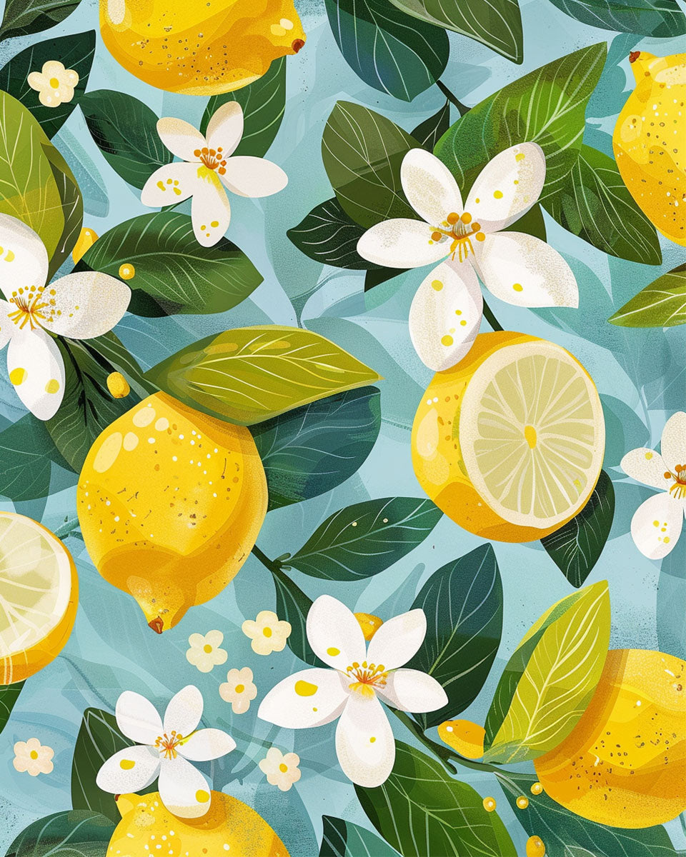 Lemon Leaves - Paint by Numbers